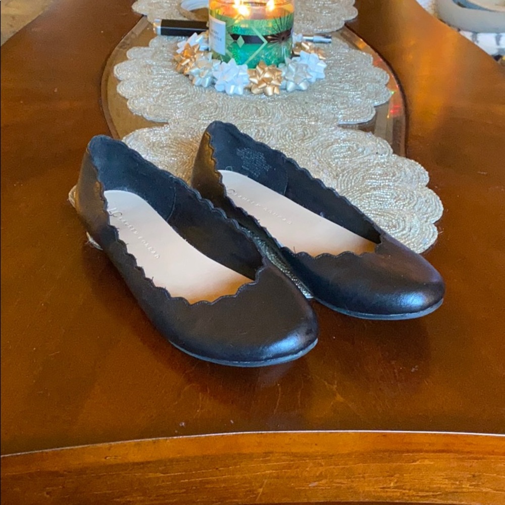 LC Lauren Conrad Black Ballet Flats - Sz 9
